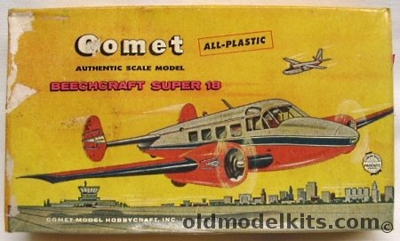 Comet 1/88 Beechcraft E-18S Super 18 - (C-45 Twin Beech), PL27-29 plastic model kit